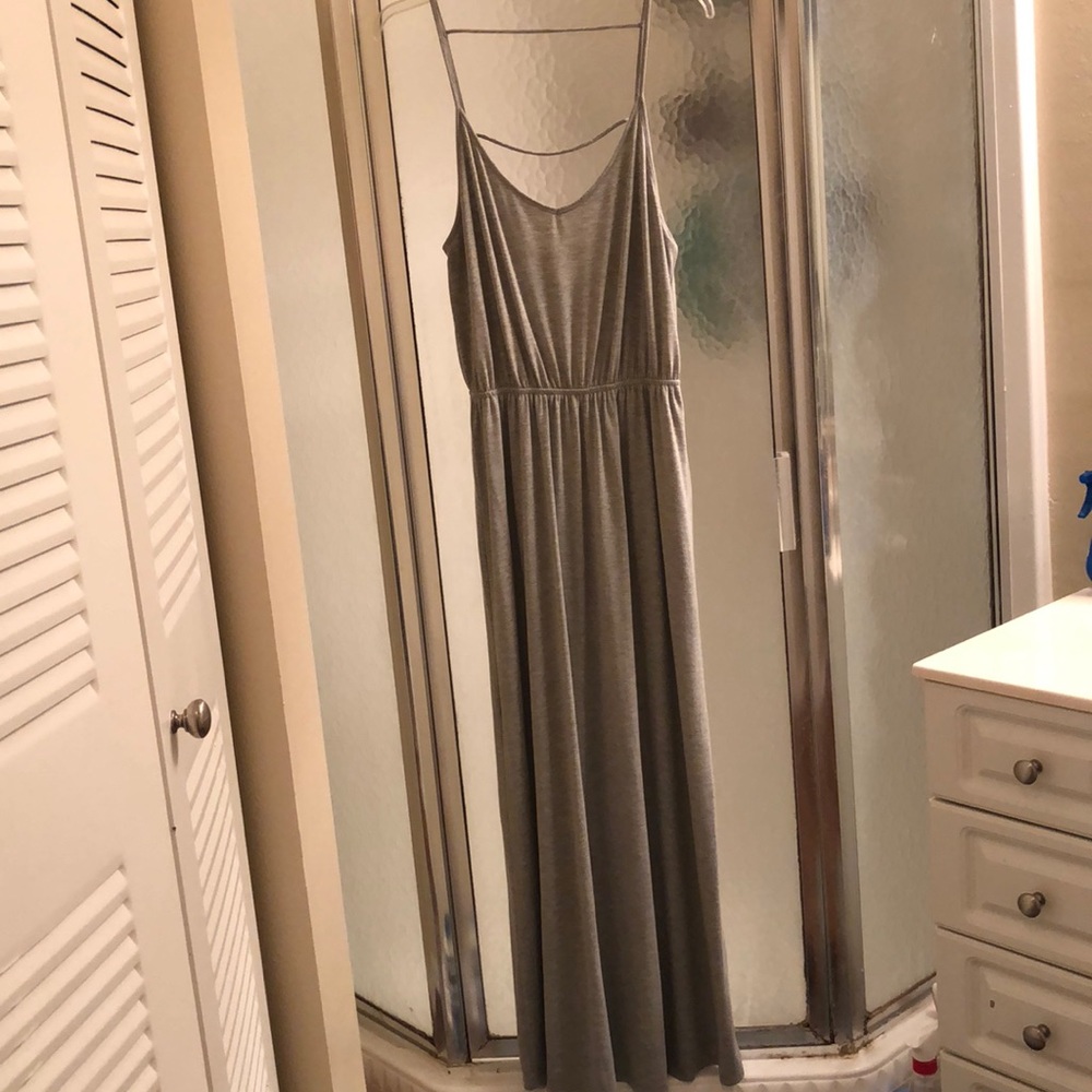 Gray Maxi Dress